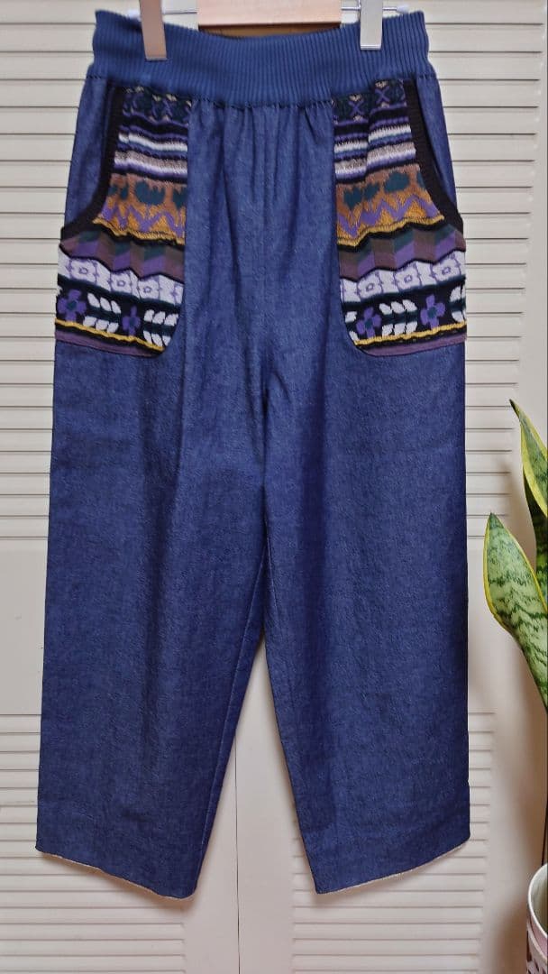 ❤新品　エムアンドキョウコ　素敵なポケット付きパンツ❤