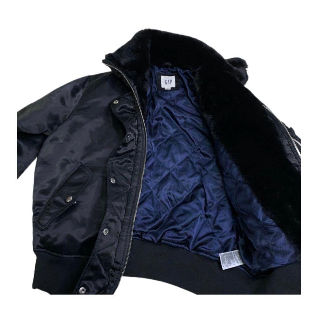 GAP y2k ma1 ブラック ダウンジャケット