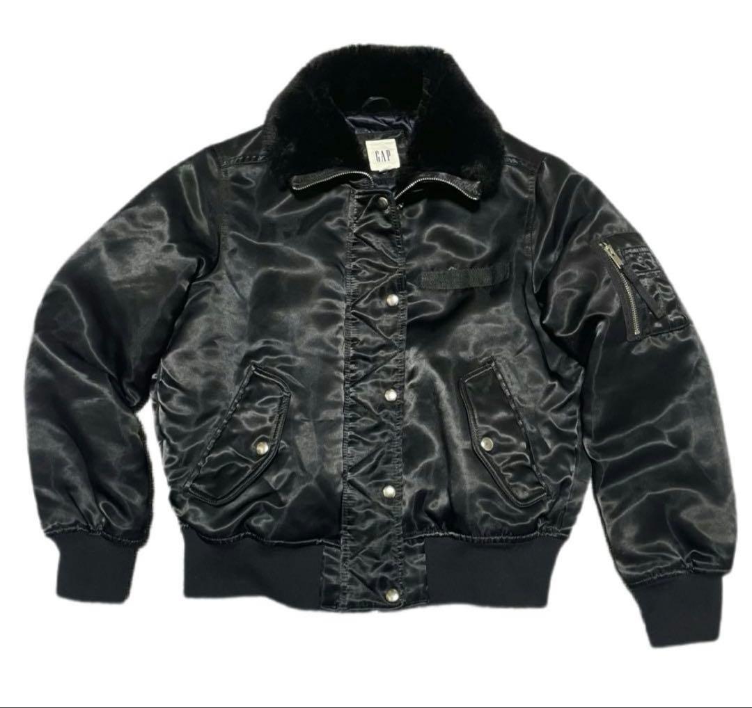 GAP y2k ma1 ブラック ダウンジャケット