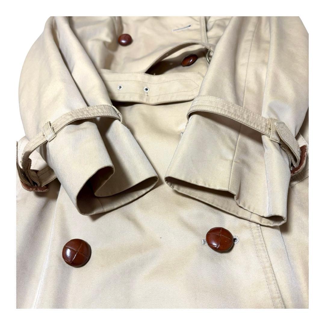 美品　Aquascutum トレンチコート ベージュ　ライナー付き Aライン