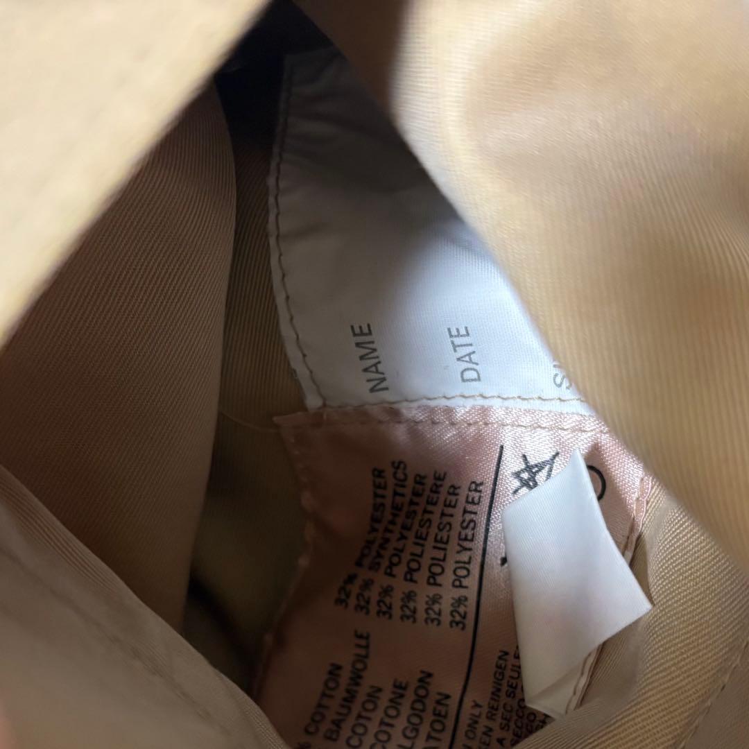 美品　Aquascutum トレンチコート ベージュ　ライナー付き Aライン