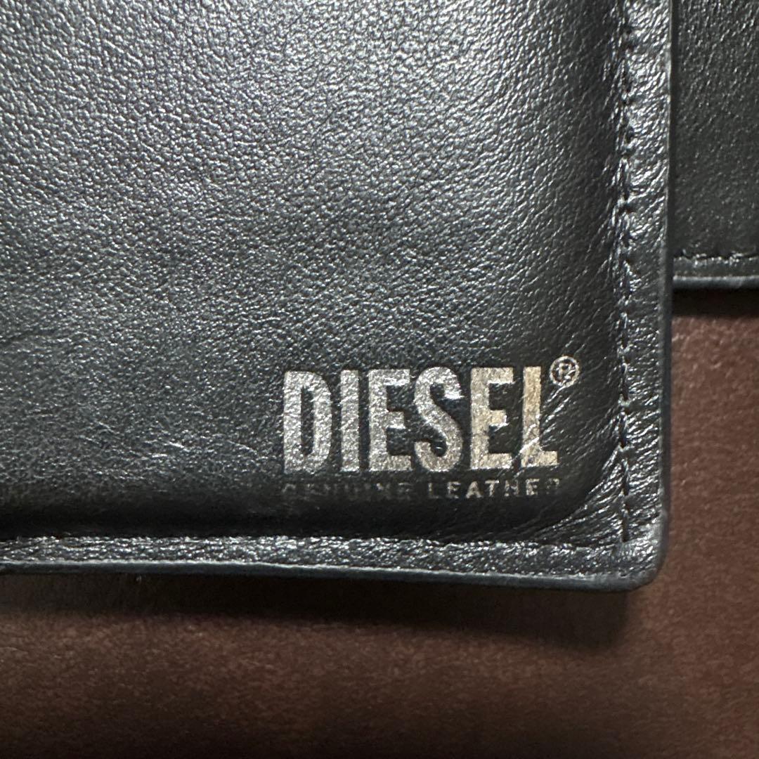 DIESEL 二つ折り財布 ブラック