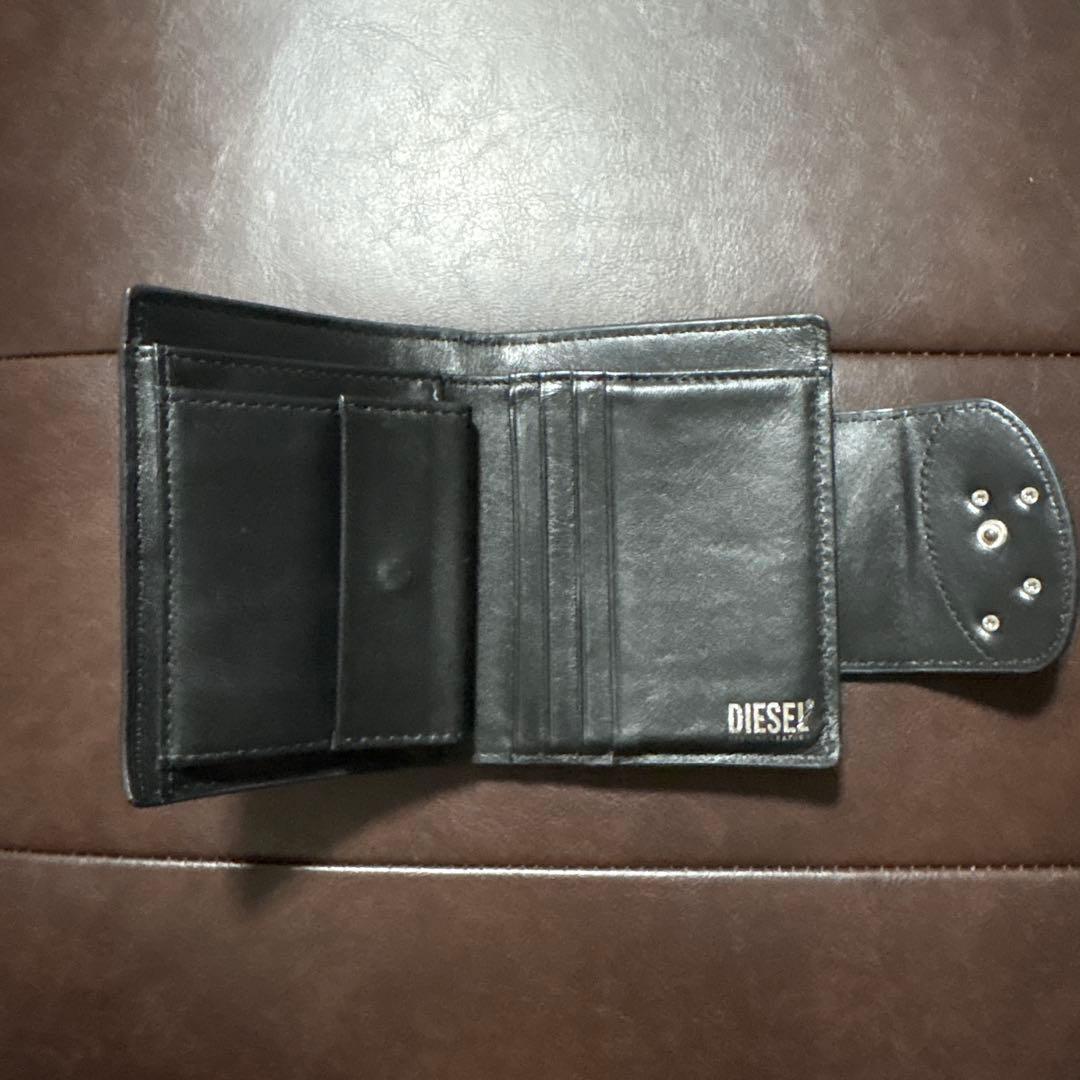 DIESEL 二つ折り財布 ブラック
