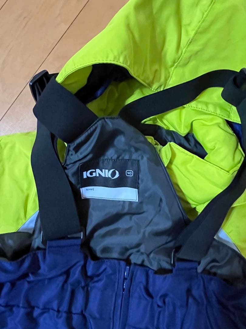 IGNIO スキー スノボ ウェア 上下 140 ゴーグルセット