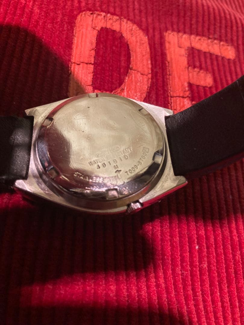 SEIKO 自動巻き時計 ブラックSEIKO5 セイコー5 デイデイト