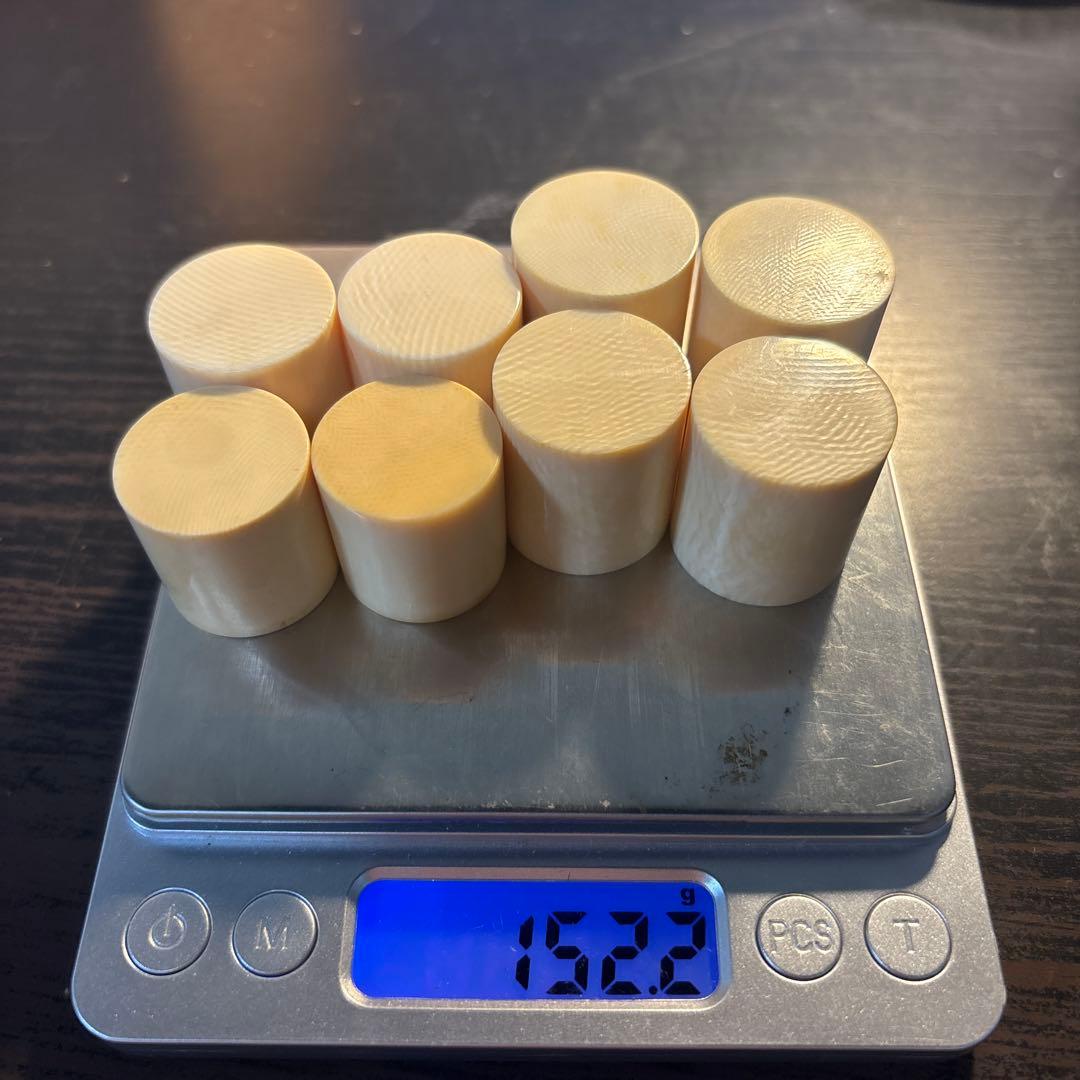 天然素材　軸先 軸頭　4セット　152g