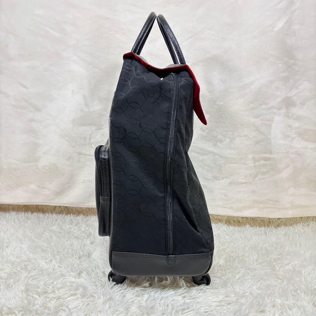 マダムヒロコ　キャリーケース　バッグ　黒　車輪