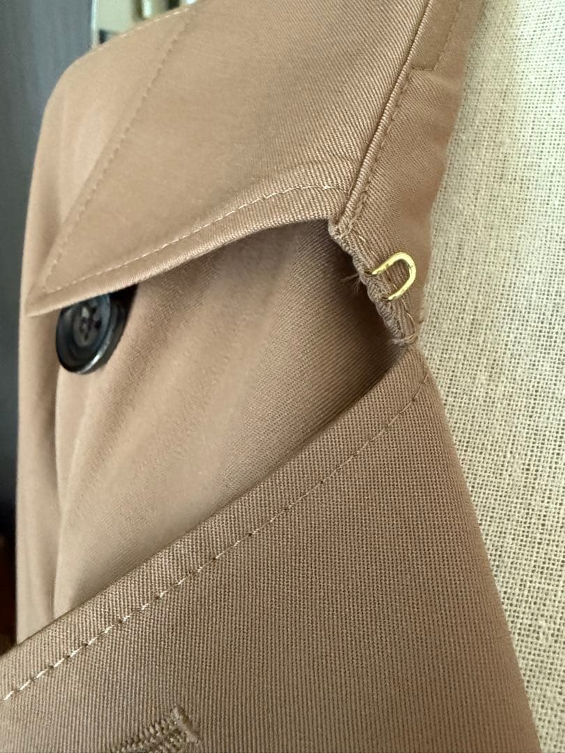 ドゥーズィエムクラス　ウールギャバトレンチコート