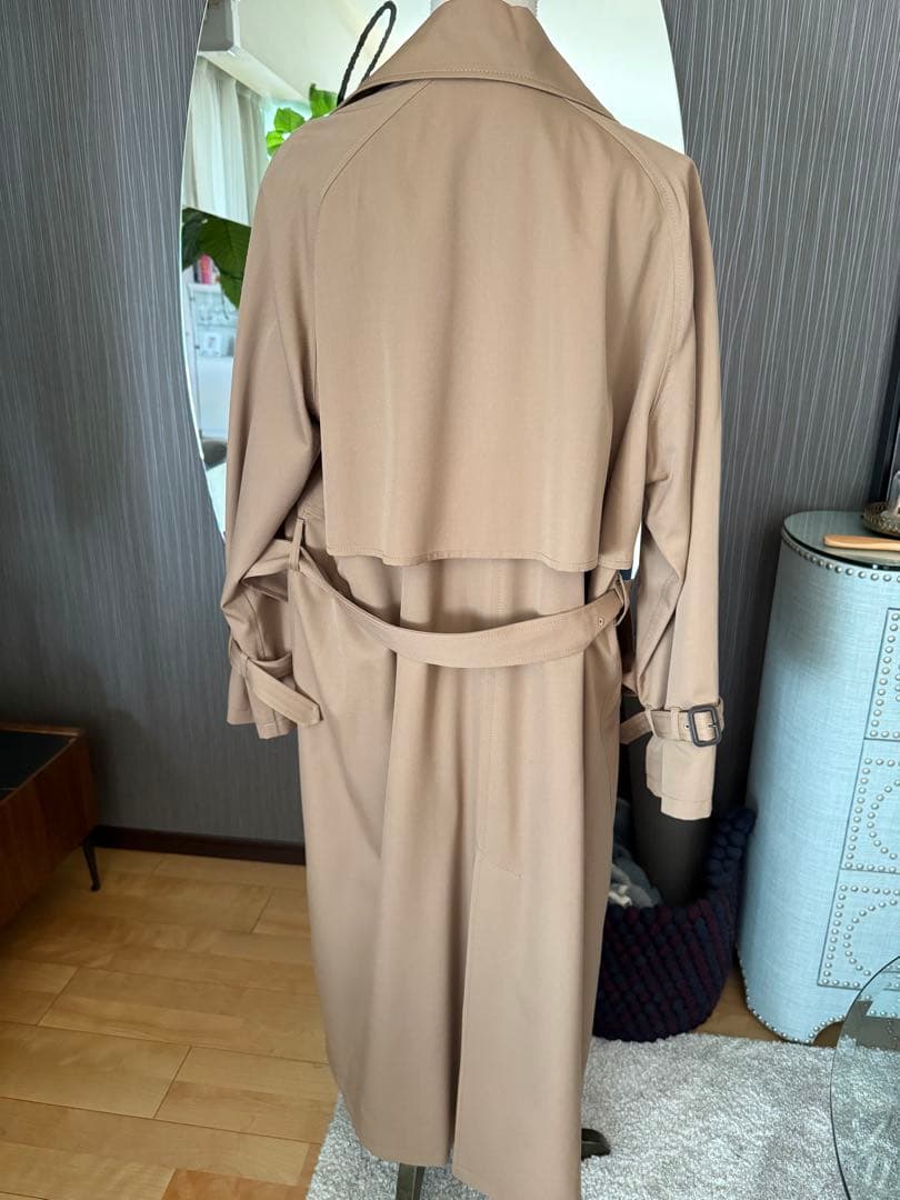 ドゥーズィエムクラス　ウールギャバトレンチコート