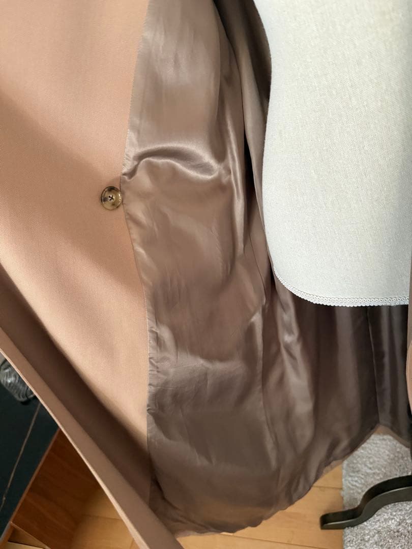 ドゥーズィエムクラス　ウールギャバトレンチコート