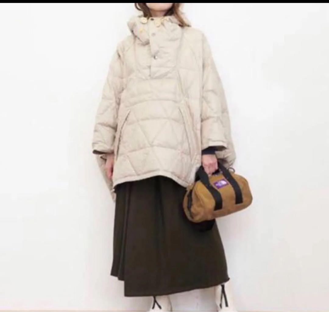フィールドダウンTHE NORTH FACE PURPLE LABEL ポンチョ