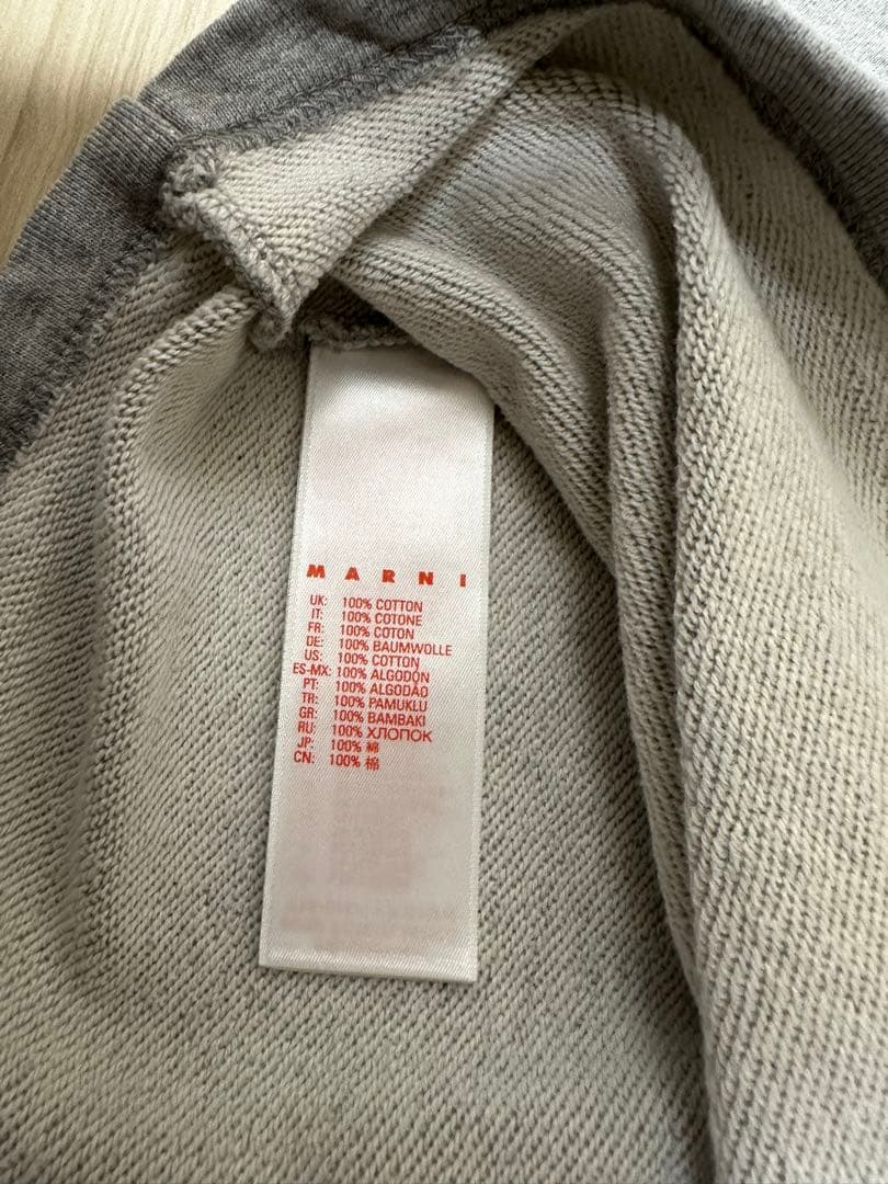 【新品同様】MARNIスウェット グレー 大人S相当 定価¥33000