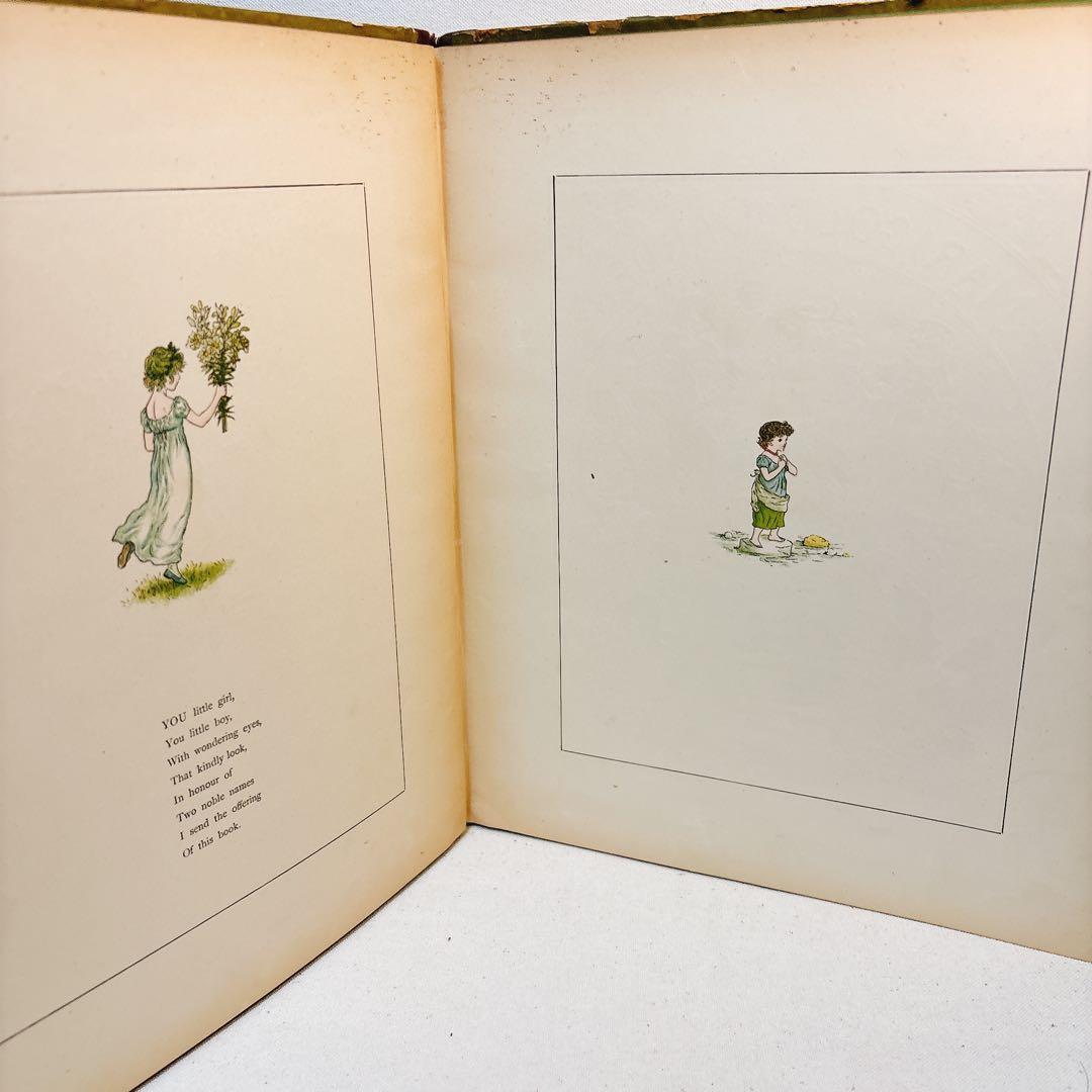 洋書 希少 ケイト グリーナウェイ マリーゴールドガーデン 1885年初版推定