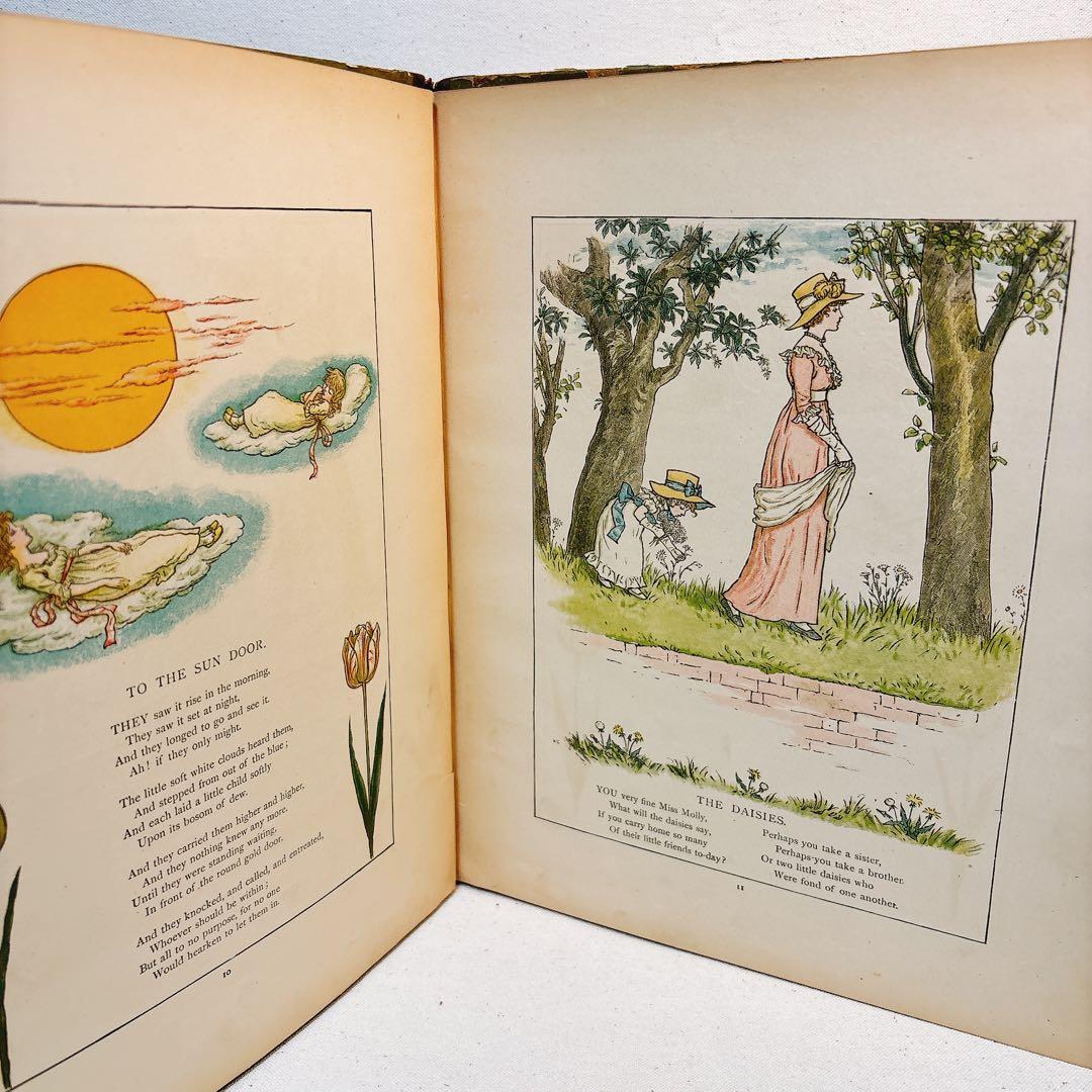 洋書 希少 ケイト グリーナウェイ マリーゴールドガーデン 1885年初版推定