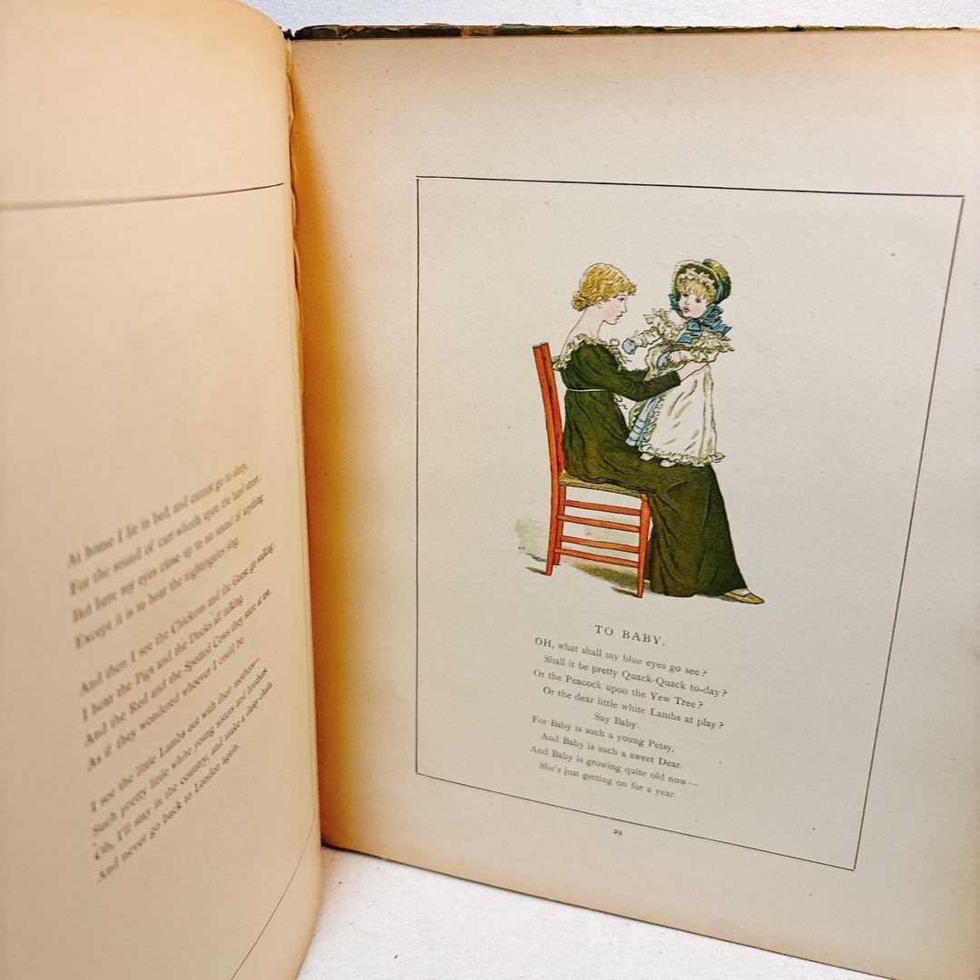 洋書 希少 ケイト グリーナウェイ マリーゴールドガーデン 1885年初版推定