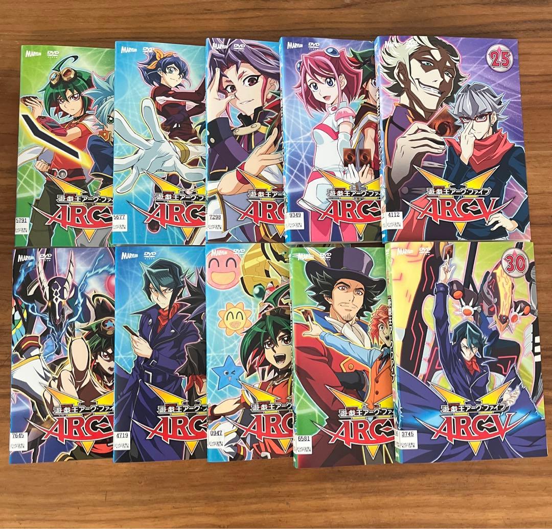 【ジャケットなし】遊☆戯☆王 ARC-Ⅴ DVD 全37巻　遊戯王アークファイブ