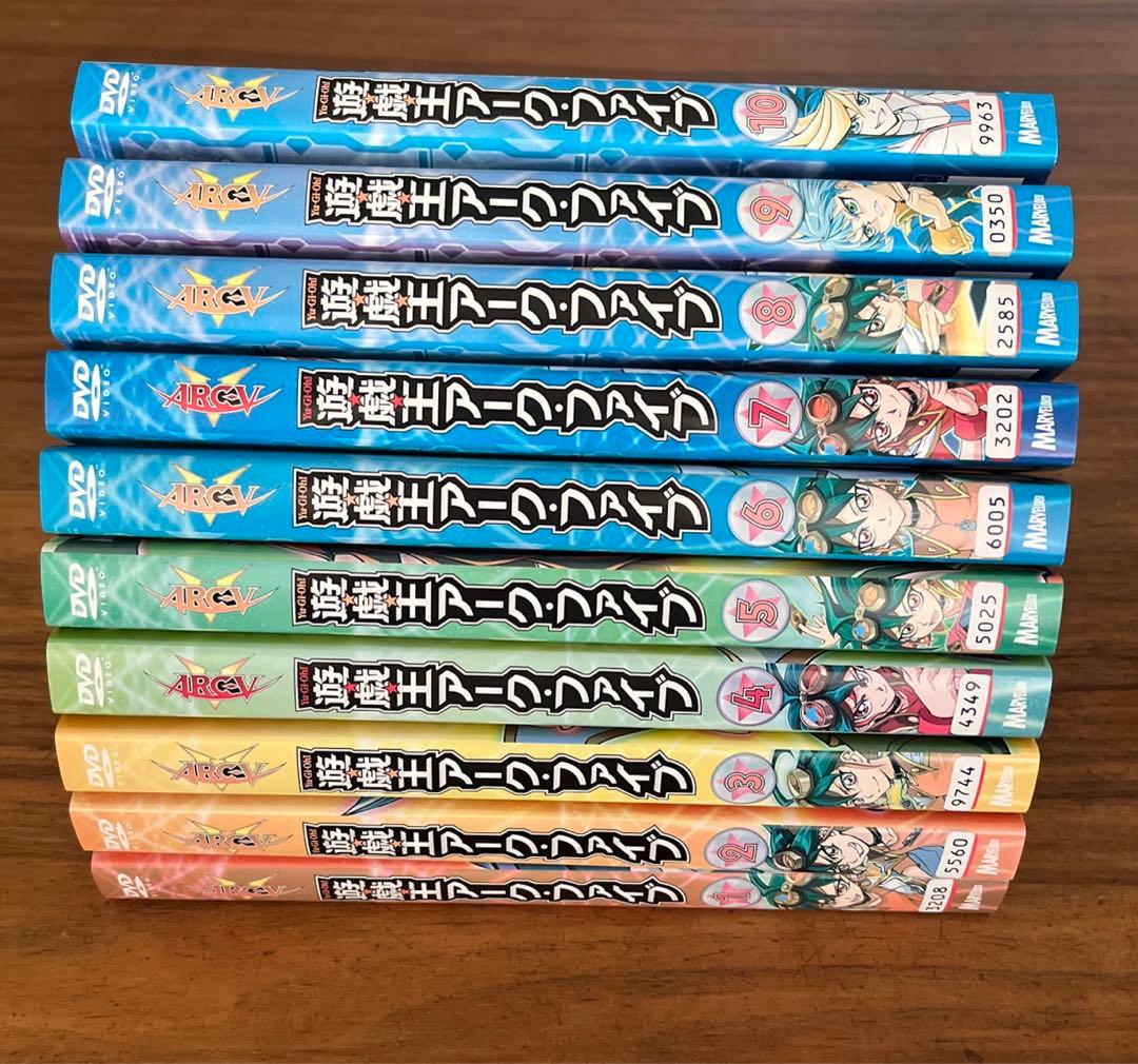 【ジャケットなし】遊☆戯☆王 ARC-Ⅴ DVD 全37巻　遊戯王アークファイブ