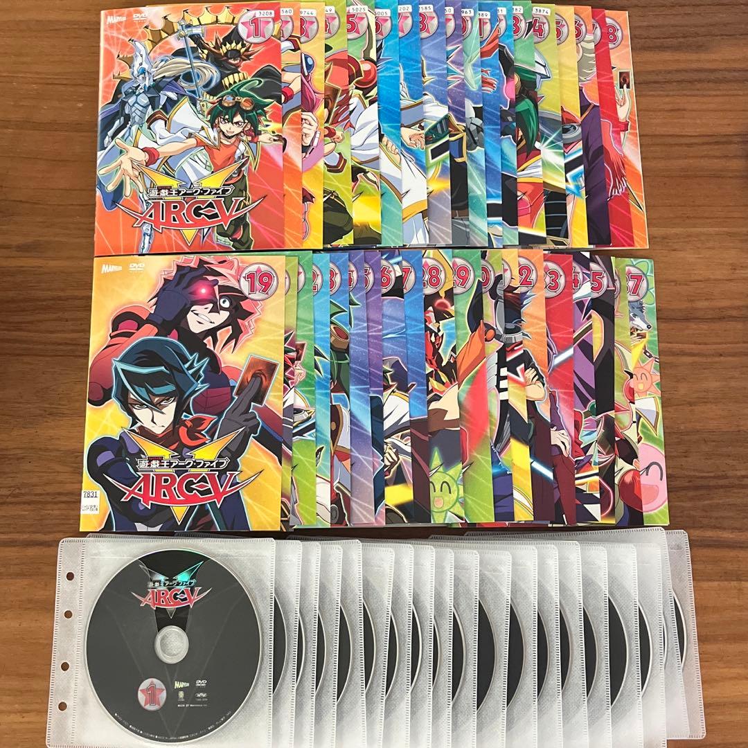 【ジャケットなし】遊☆戯☆王 ARC-Ⅴ DVD 全37巻　遊戯王アークファイブ