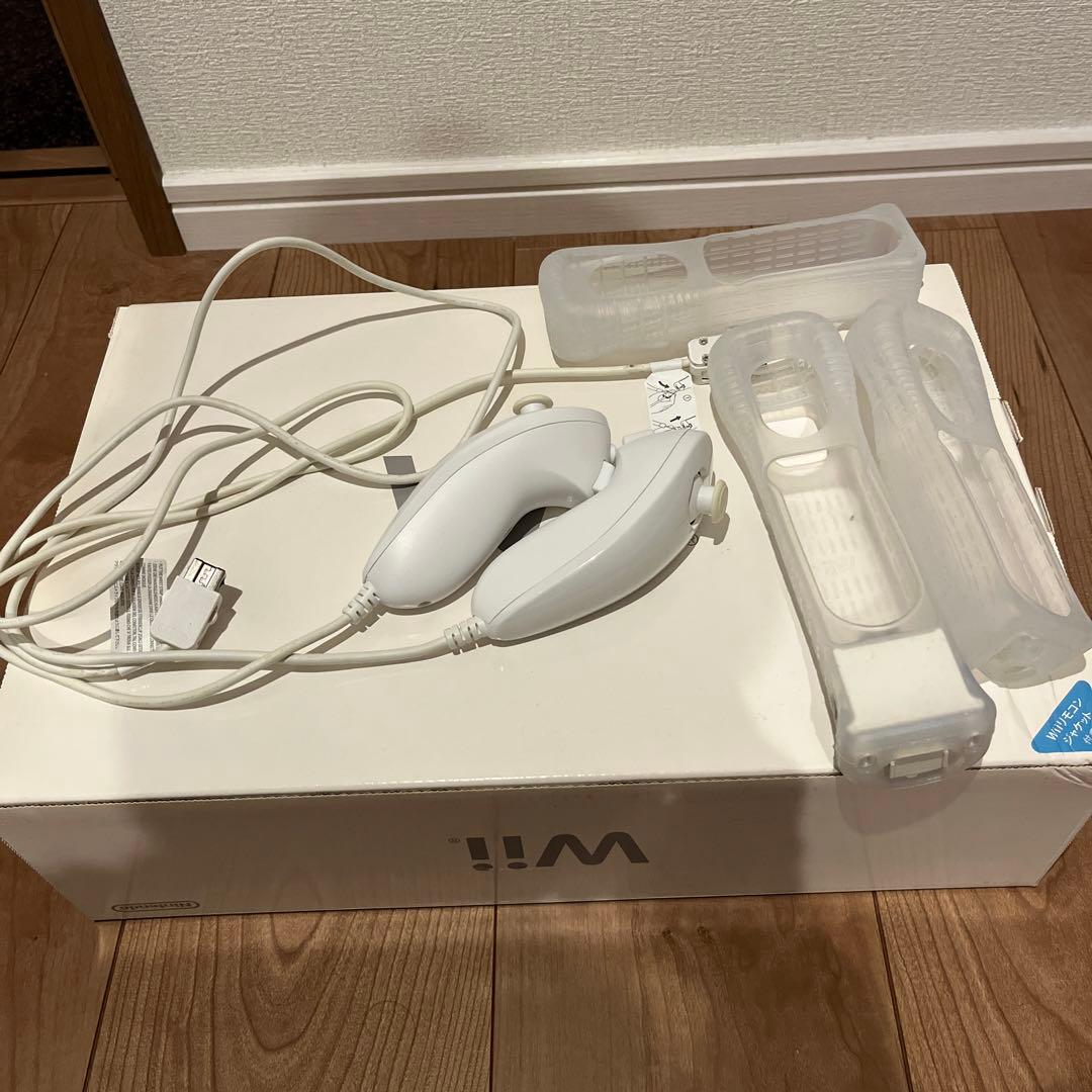 Nintendo Wii本体&マリオカートソフト等　計6点セット