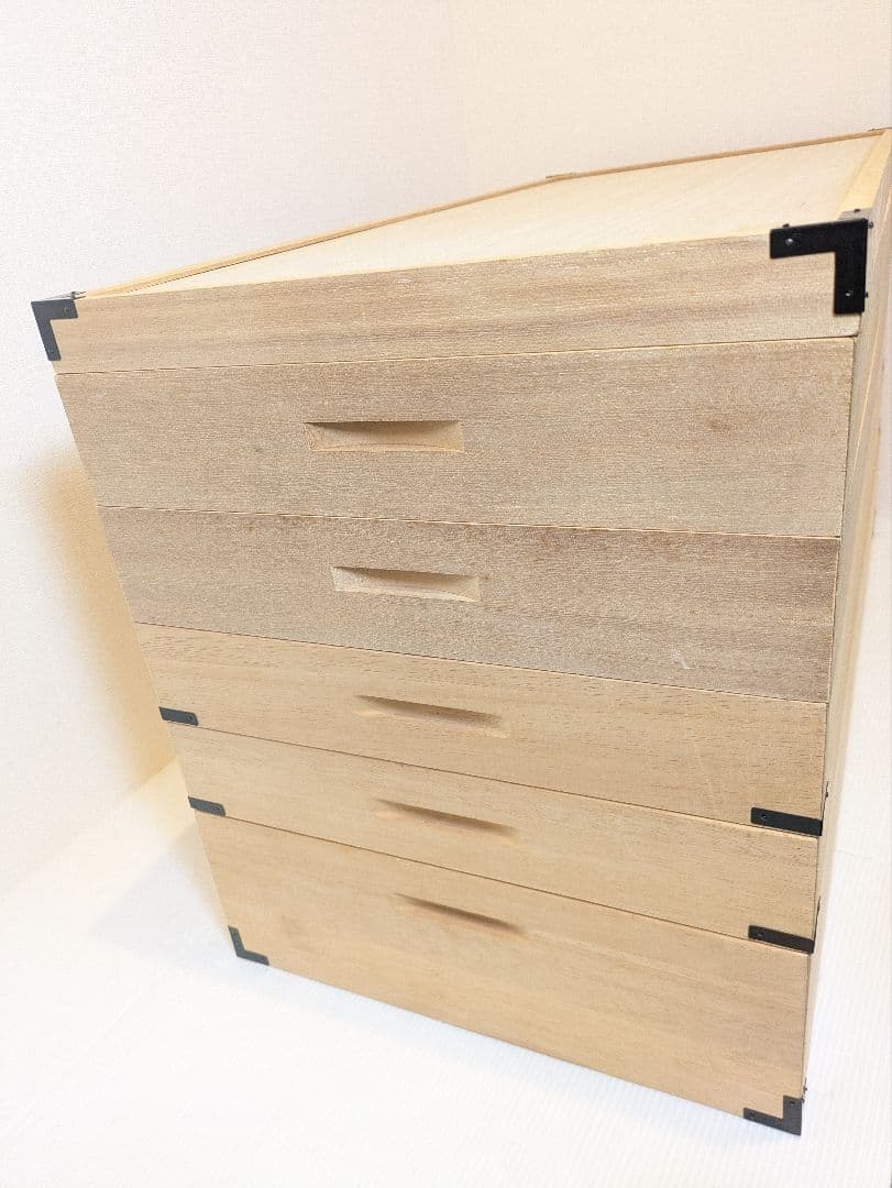 桐箱　5段　着物入れ　衣装箱　衣装ケース