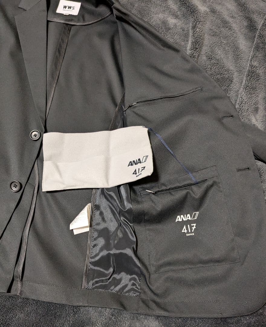 【完売品】WWS×417 EDIFICE for ANA セットアップ ブラック