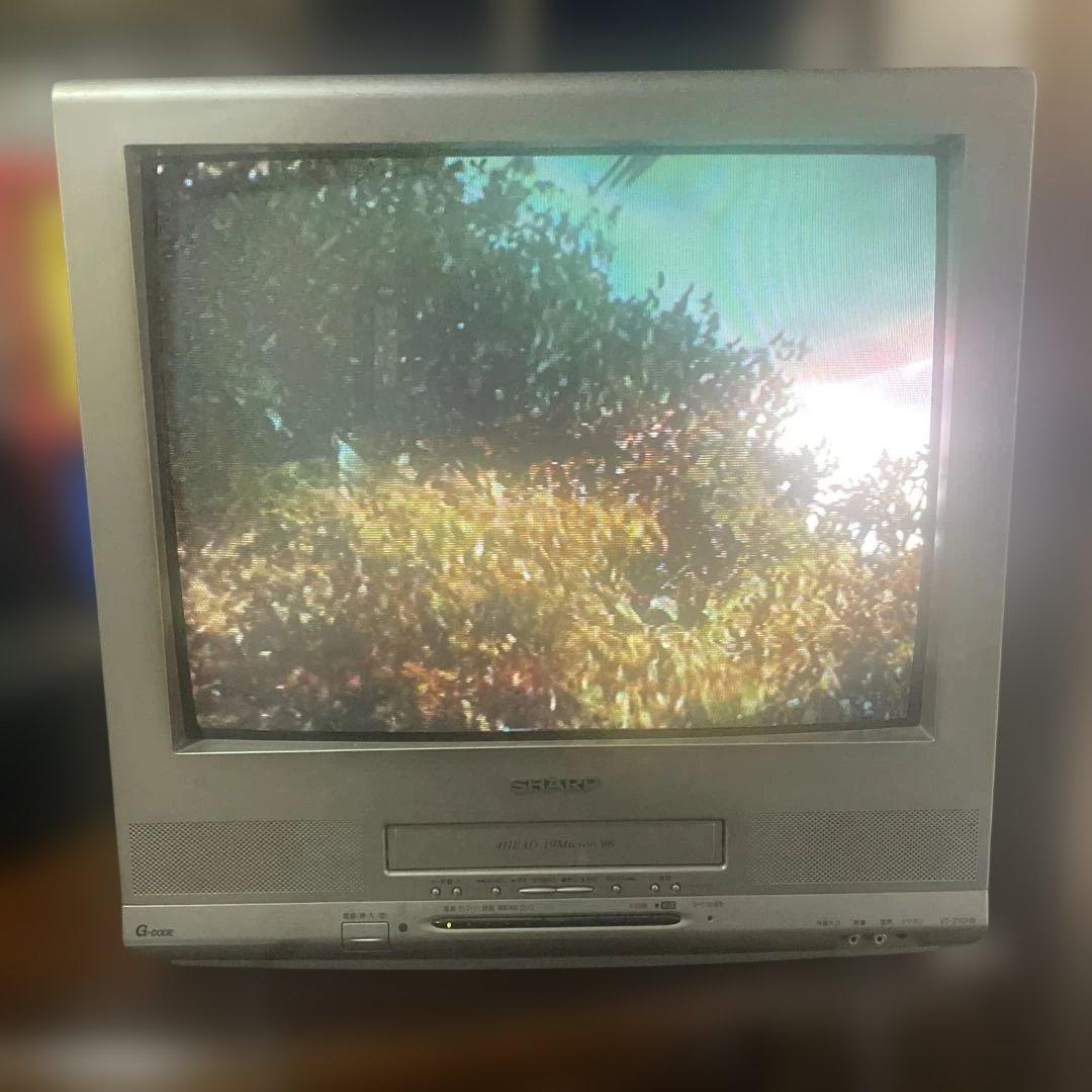 シャープ ブラウン管テレビデオ VT-21GH9｜VHS一体型｜リモコン・説明書
