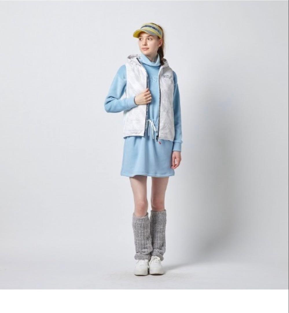 《新品》ロサーセン ワンピース ゴルフウェア サイズS サックスブルー