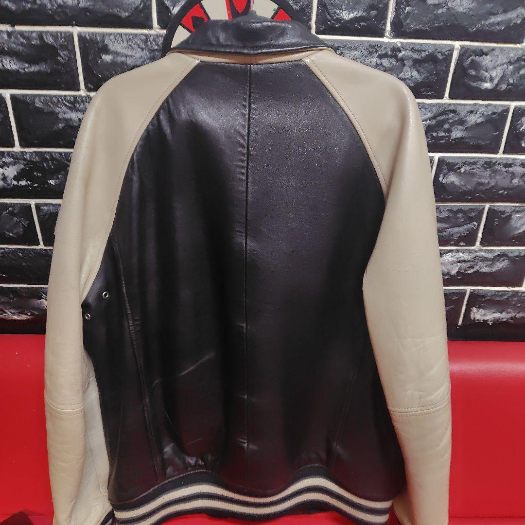 AVIREX スタジャン XL ブラック/アイボリー