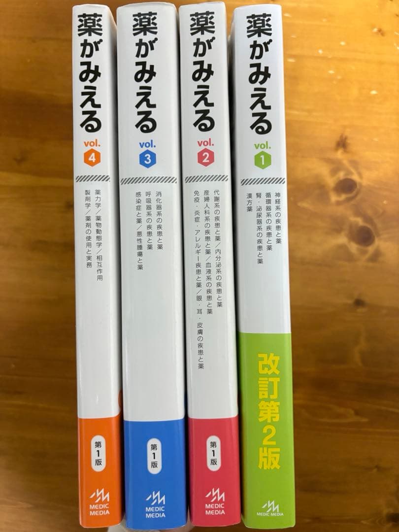 薬がみえる 4巻セット