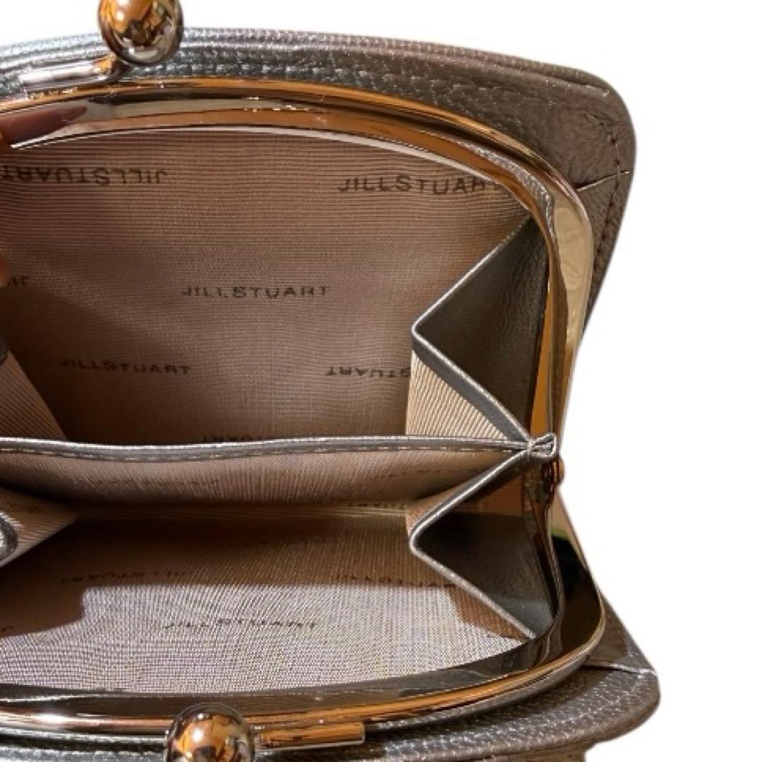 新品　ジルスチュアート がま口 ピンク　革本革 ブレイズ　折財布　二つ折財布