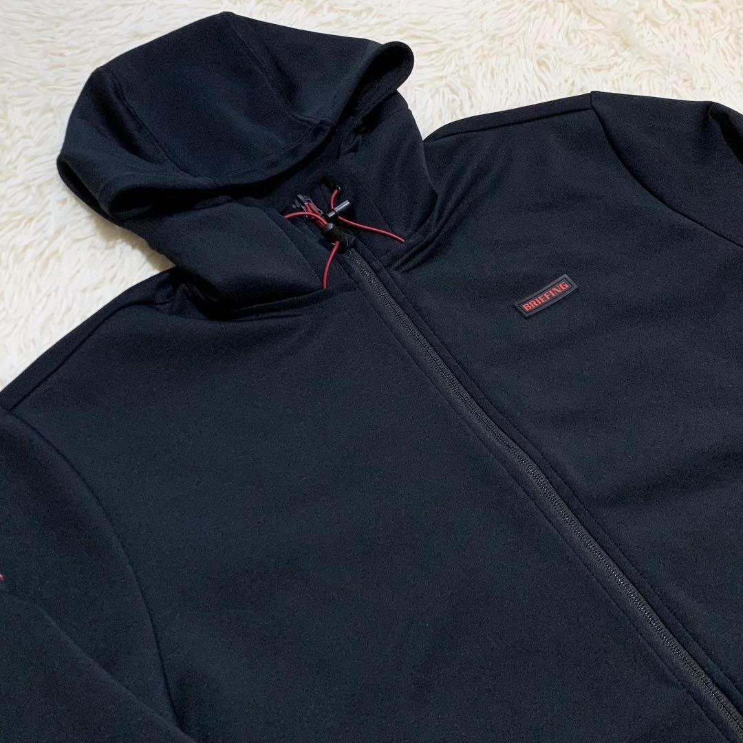 【極美品】BRIEFING セットアップ ジャージ 3Dロゴ ブラック XL&L