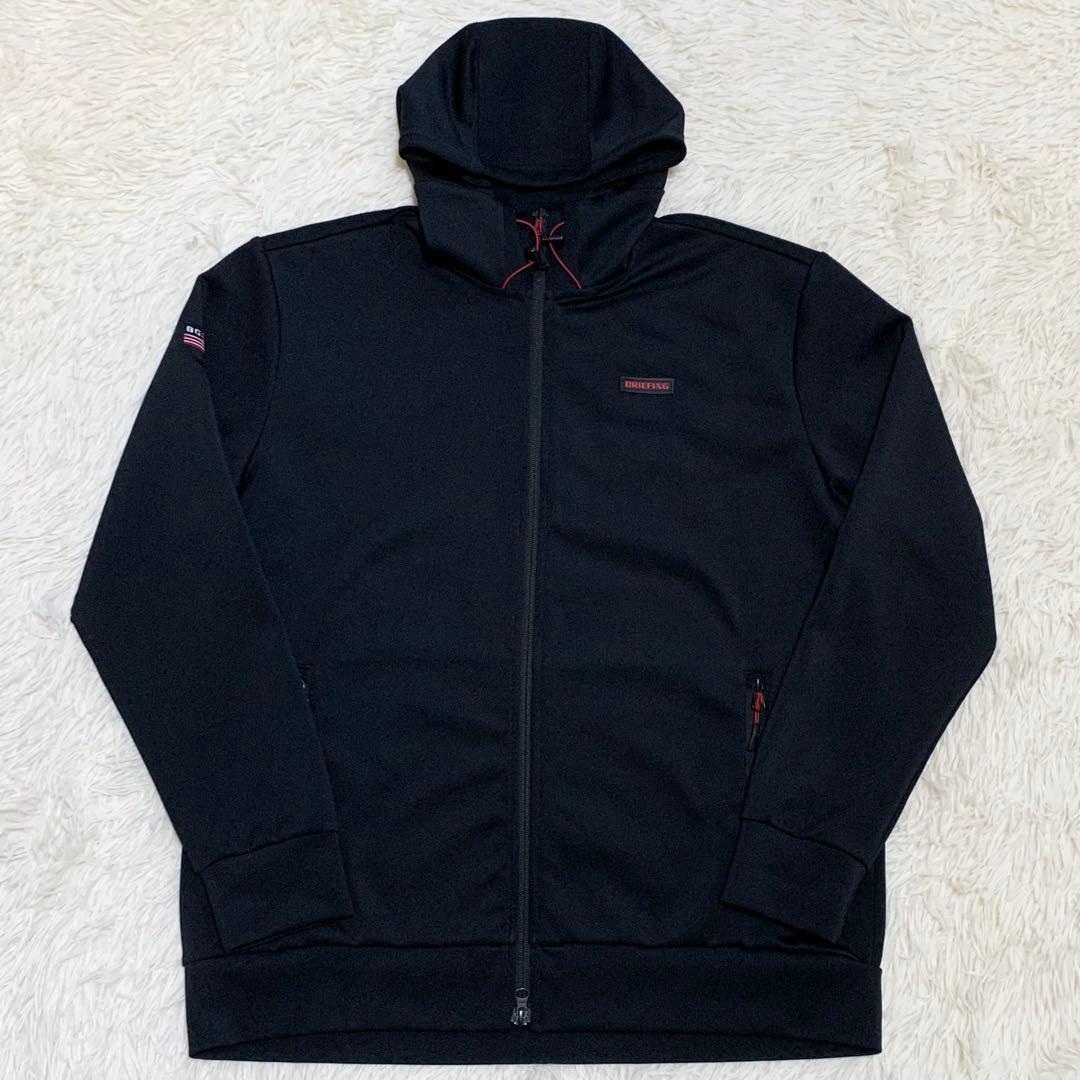 【極美品】BRIEFING セットアップ ジャージ 3Dロゴ ブラック XL&L