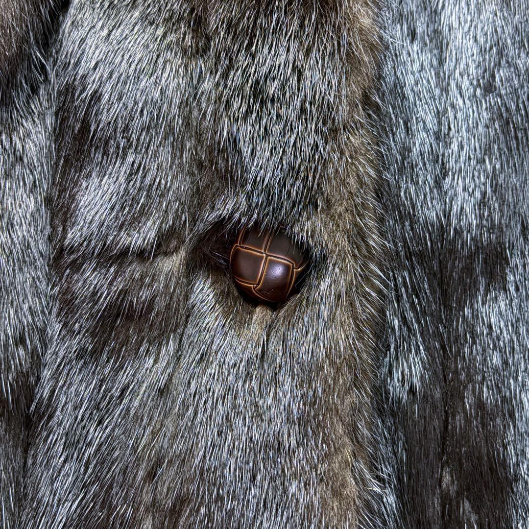 最高級 オレグカッシーニ ミンクコート 毛皮 リアルファー 女優襟 セレブ愛用