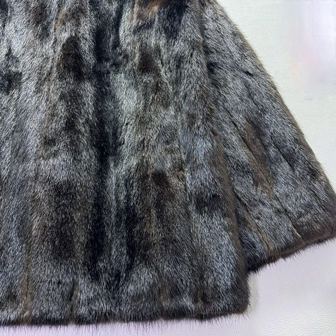 最高級 オレグカッシーニ ミンクコート 毛皮 リアルファー 女優襟 セレブ愛用