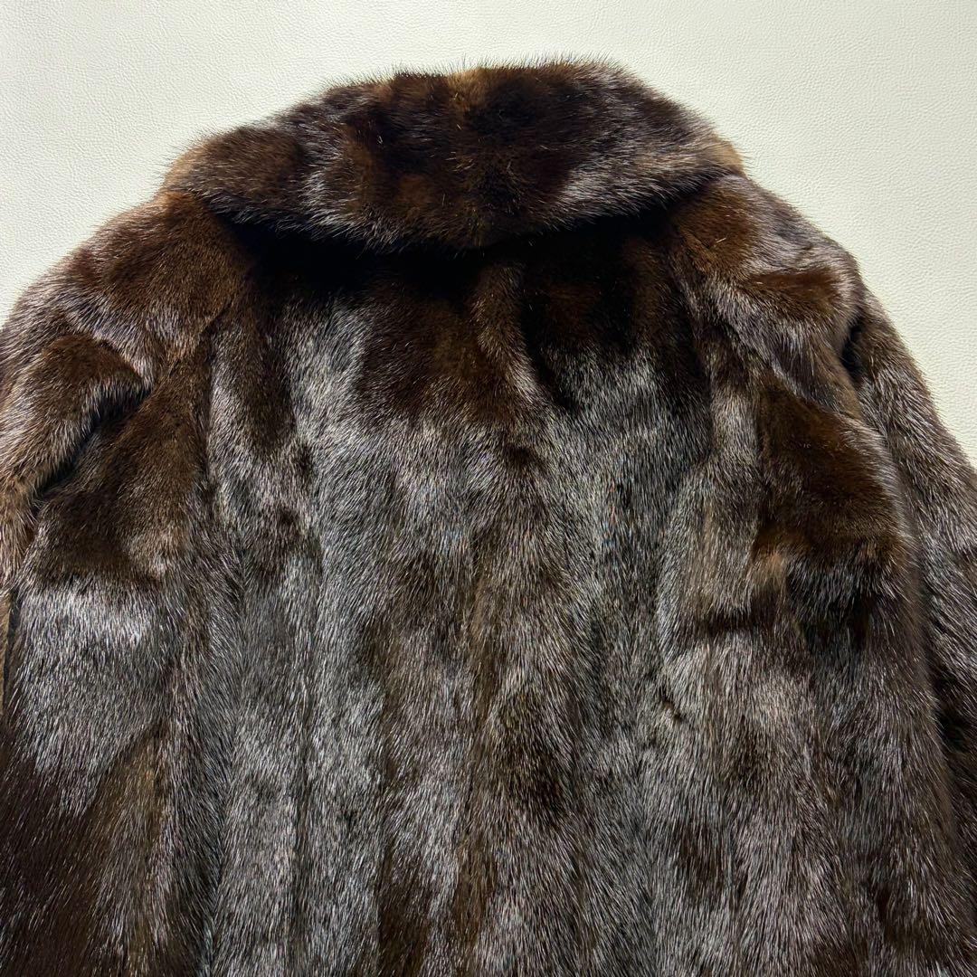 最高級 オレグカッシーニ ミンクコート 毛皮 リアルファー 女優襟 セレブ愛用
