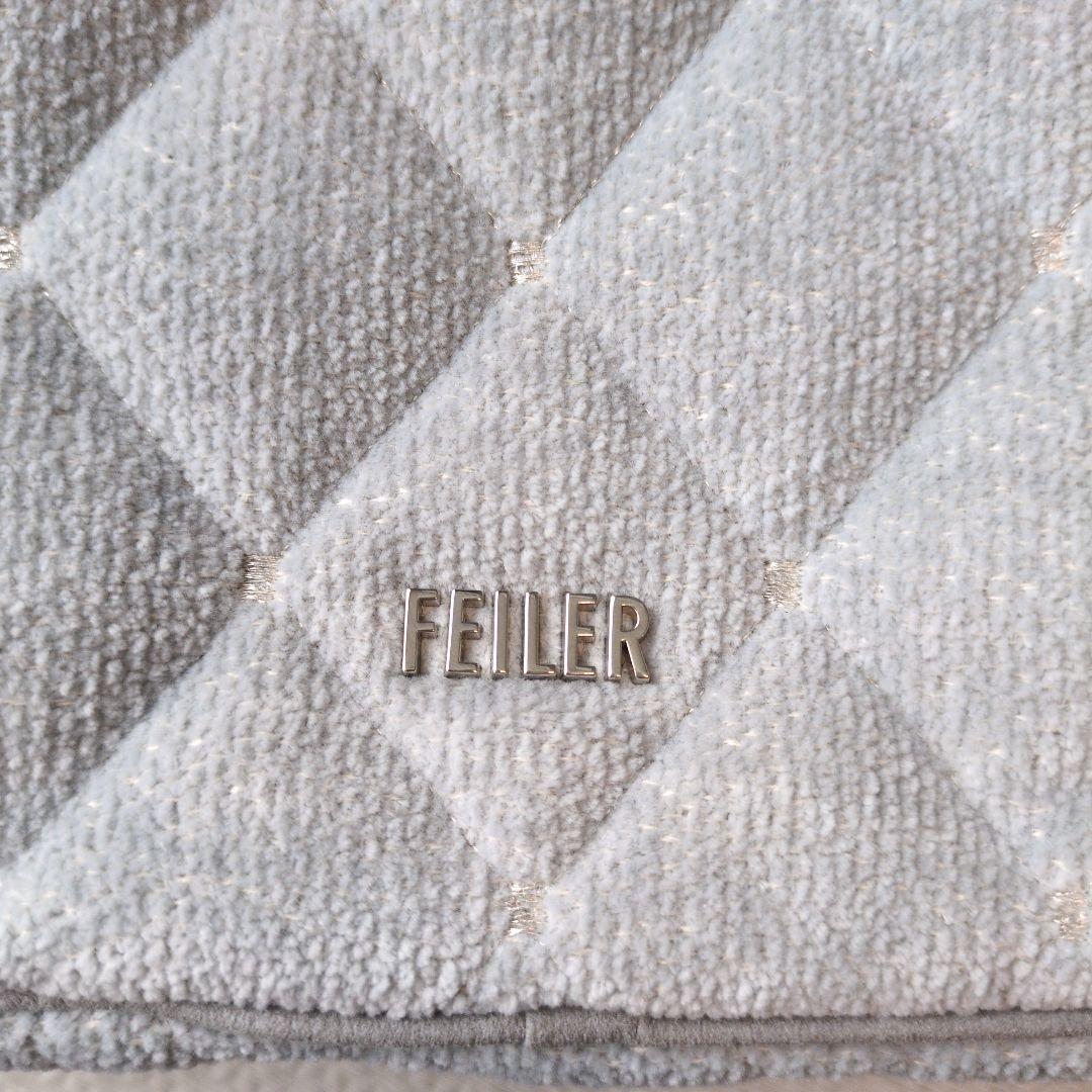 【美品】FEILER グレー ユニ ショルダーバッグ