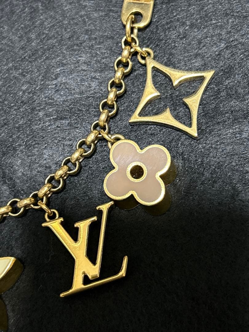ルイヴィトン　フルールドゥ　モノグラム　バッグチャームM65111