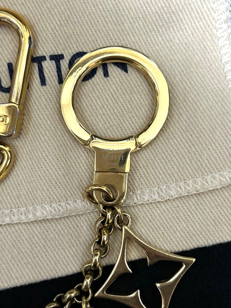 ルイヴィトン　フルールドゥ　モノグラム　バッグチャームM65111