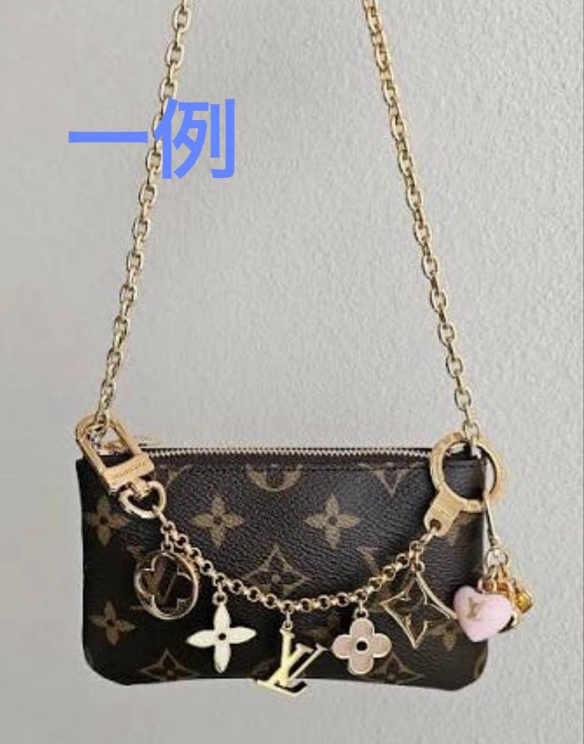 ルイヴィトン　フルールドゥ　モノグラム　バッグチャームM65111