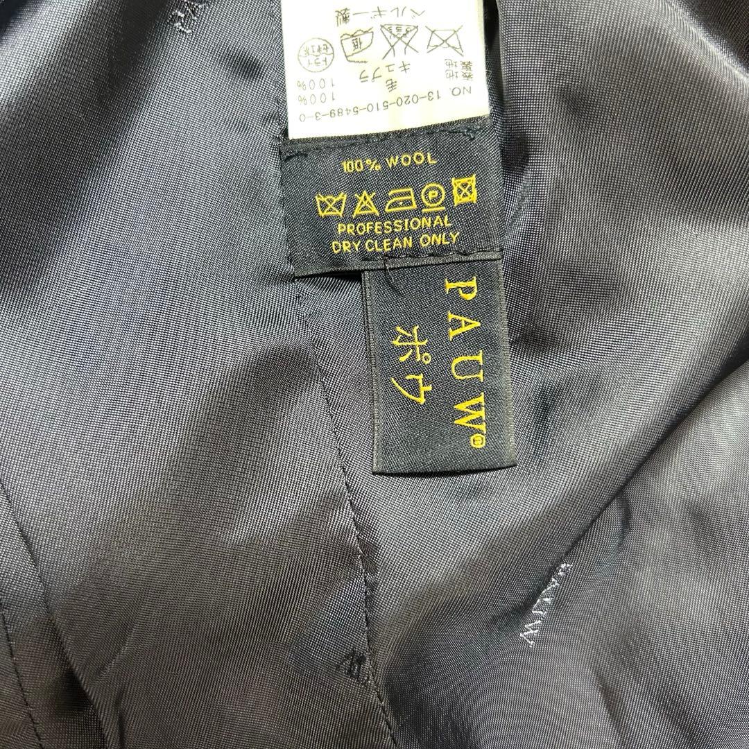 ドゥーズィエムクラス　PAUW ウール　ナポレオンコート　ネイビー　金ボタン