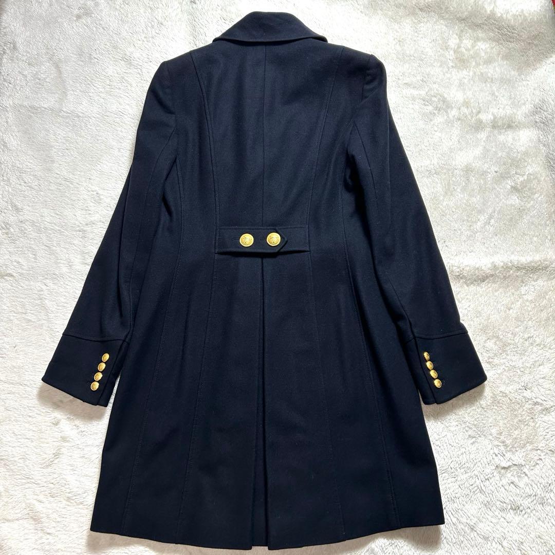 ドゥーズィエムクラス　PAUW ウール　ナポレオンコート　ネイビー　金ボタン