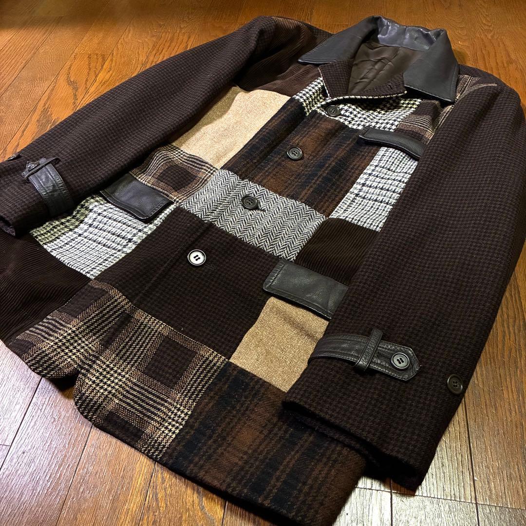 ISSEY MIYAKE DUETRIO パッチワーク ジャケット M