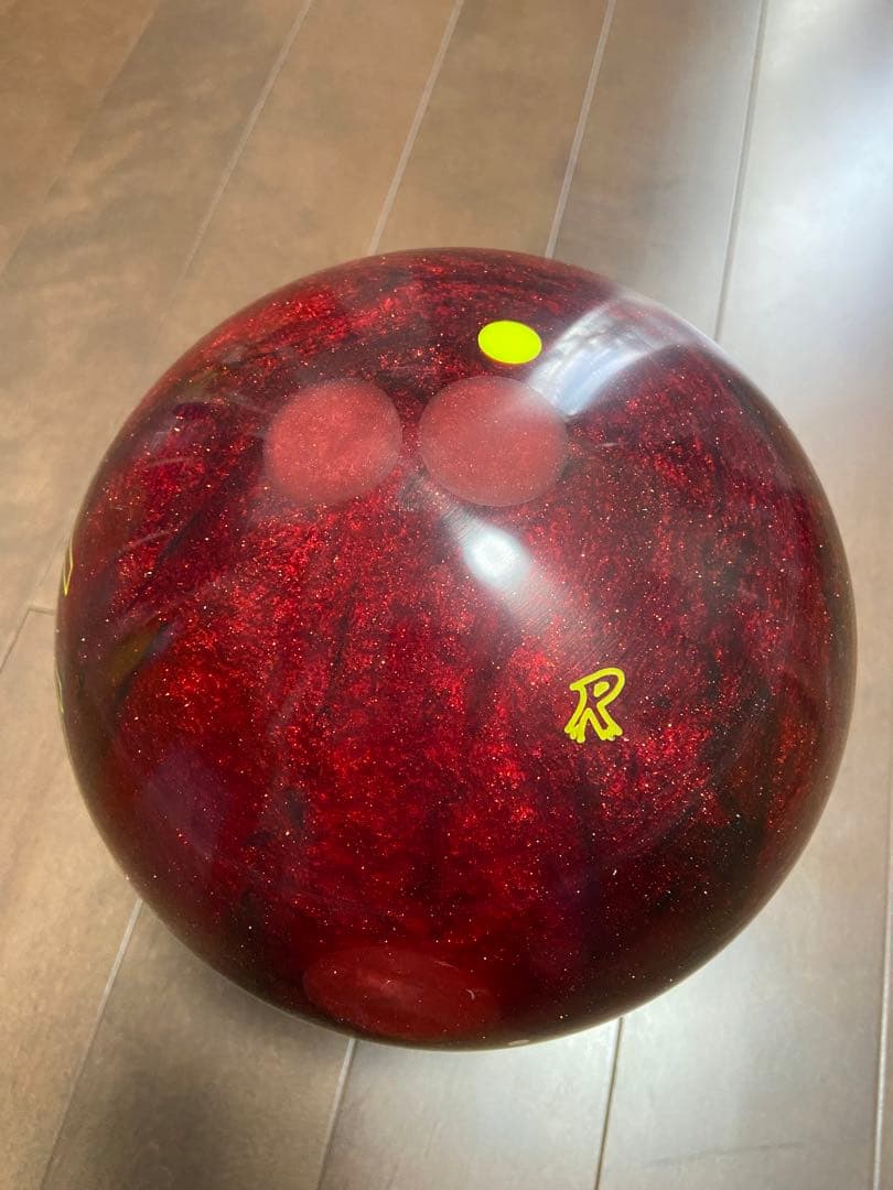 美品　ザスパイ　ボウリング　ボール　15ポンド　プラグ済み　スペア
