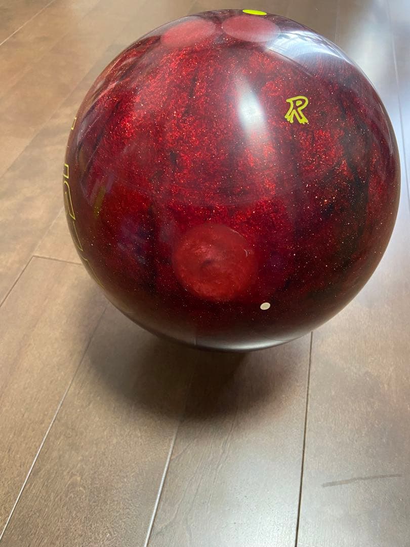 美品　ザスパイ　ボウリング　ボール　15ポンド　プラグ済み　スペア
