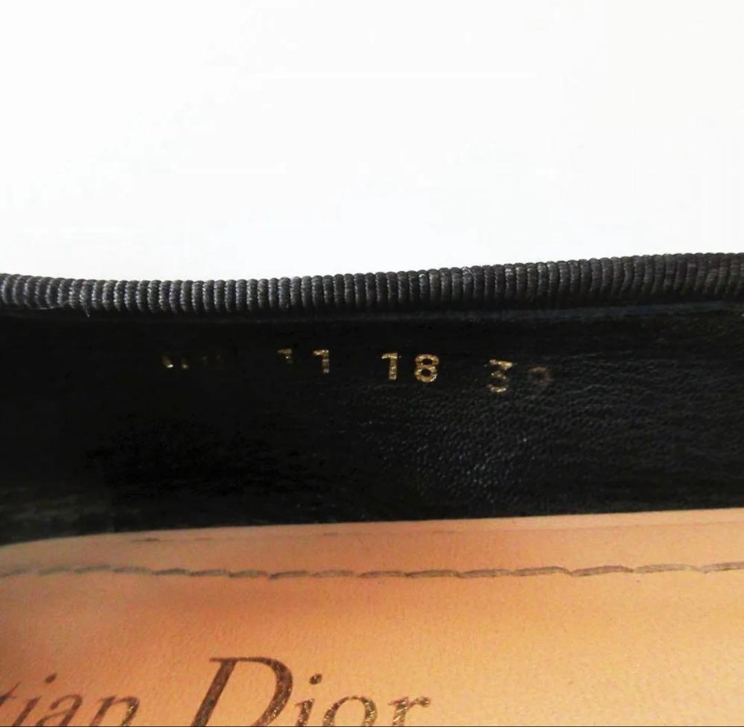 Christian Dior フラットシューズ ネイビー J'ADIOR