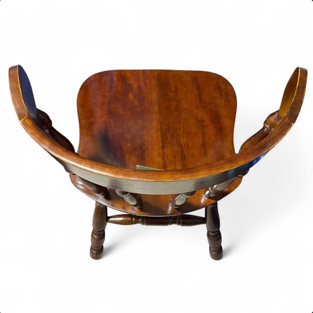 ①【4脚あり】柏木工 KASHIWA ウィンザーチェア　ダイニングチェア