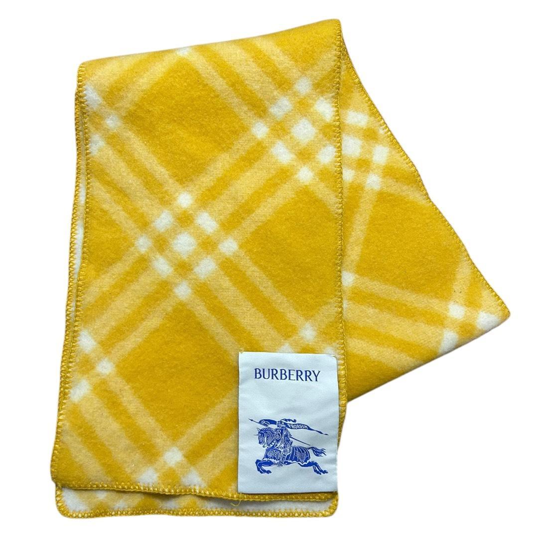 BURBERRY バーバリー 100％ウール スカーフ マフラー チェック