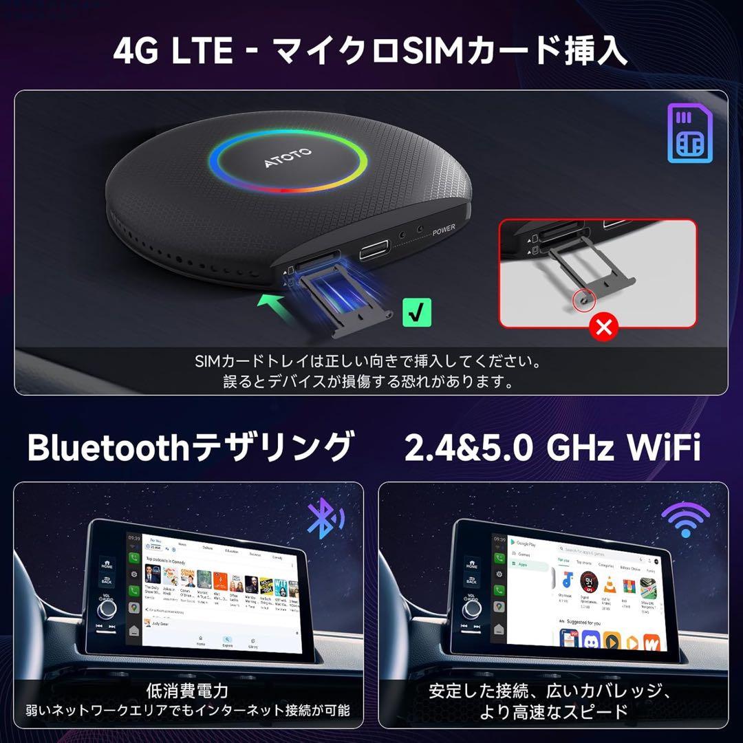 【新品】CB6 AI Box Android 13 搭載 8GB+128GB