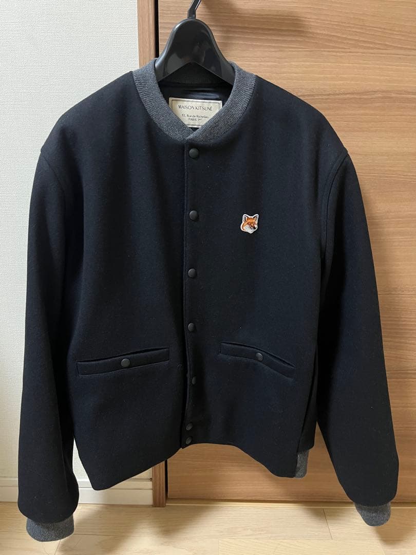 MAISON KITSUNÉ WOOL BOMBER JACKET Sサイズ