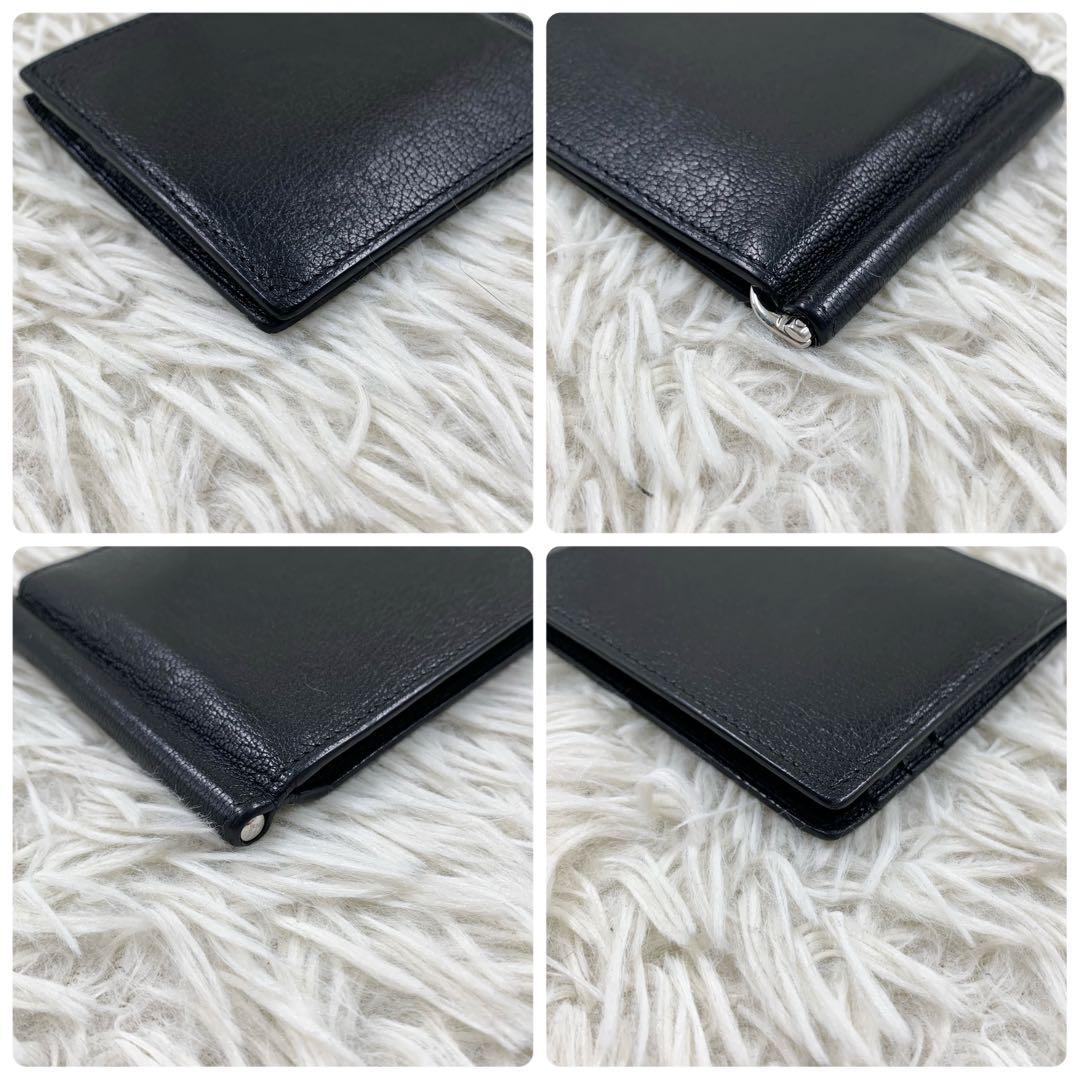 【✨極美品✨】ダンヒル マネークリップ レザー ブラック
